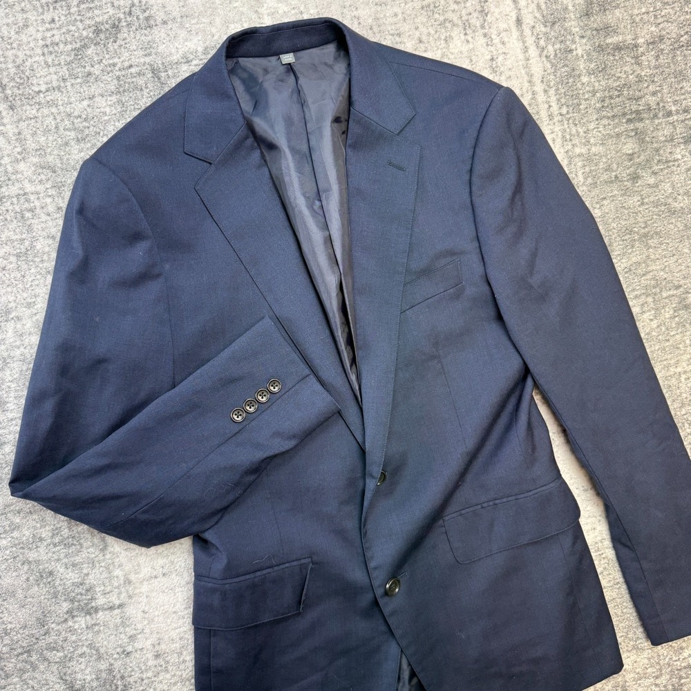 Bonobos Blazer Suit Jacket Mens 36R Blue Slim Fit Wool Stretch Sport Coat Formal